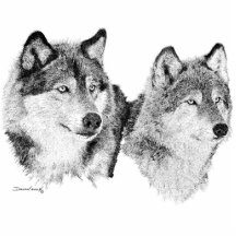 Loups Photo Sculpture