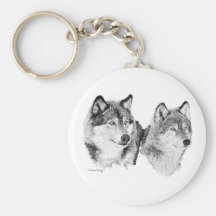 Loups Porte-clefs
