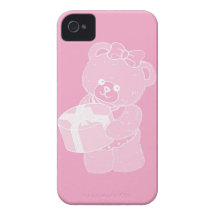 L'ours de nounours, position, pâlissent - le rose  coque iPhone 4
