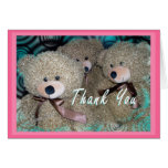 L'ours de nounours vous remercient de customiser n carte de vœux