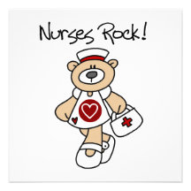 L'ours soigne le T-shirts et les cadeaux de roche Invitations