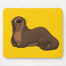 Loutre heureuse Mousepad Tapis De Souris