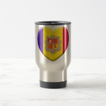 Love drapeau Andorre Tasse