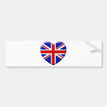 love drapeau Angleterre Adhésifs Pour Voiture