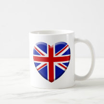 love drapeau Angleterre Mugs