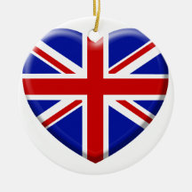 love drapeau Angleterre Ornement