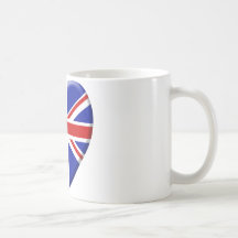 love drapeau Royaume-uni Angleterre Tasse