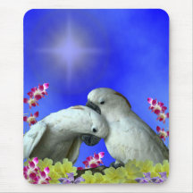 LoveBirdsMousepad Tapis De Souris