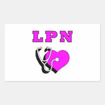 LPN soigne le soin Autocollants