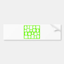 Lt The MUSEUM Zazzle de vert de paysage de cadre d Autocollants Pour Voiture
