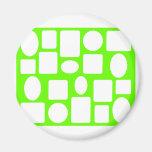 Lt The MUSEUM Zazzle de vert de paysage de cadre d Magnets Pour Réfrigérateur