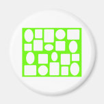 Lt The MUSEUM Zazzle de vert de paysage de cadre d Magnets Pour Réfrigérateur