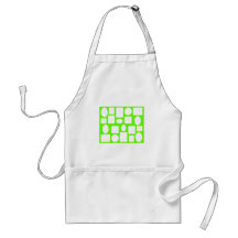 Lt The MUSEUM Zazzle de vert de paysage de cadre d Tablier