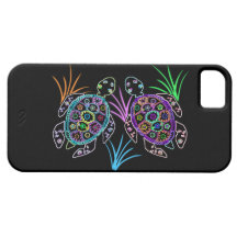 Lueur de tortue de mer coque iPhone 5