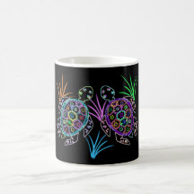 Lueur de tortue de mer mug