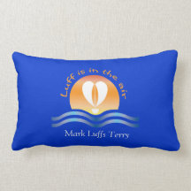 Luffers Sunset_Luff est dans le ciel personnalisé Coussin