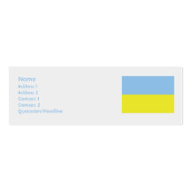 L'Ukraine - maigre Cartes De Visite Professionnelles