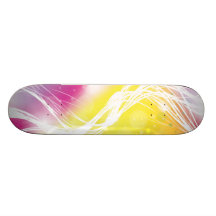Lumière abstraite skateboard customisable