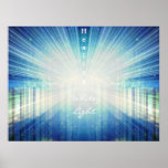 Lumière blanche curative affiche