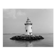 Lumière de brise-lames de Saybrook Cartes Postales