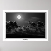 Lumière de la pleine lune posters