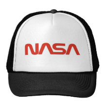 LUMIÈRE de logo rouge de serpent de la NASA Casquette