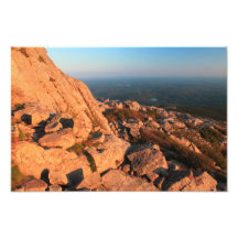 Lumière de soirée de sommet de Monadnock de bâti Photos
