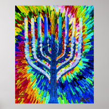 LUMIÈRES DE HANOUKKA POSTER