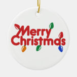 Lumières de Joyeux Noël Ornements
