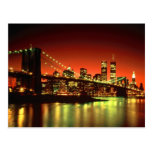 Lumières de New York City Cartes Postales
