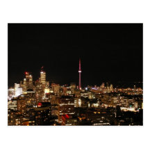 Lumières de ville de Toronto Carte Postale