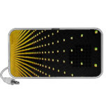 Lumières jaunes haut-parleur mp3
