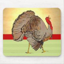 Lumières polychromes de la Turquie de thanksgiving Tapis De Souris