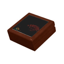 Lumières rouges boîte à souvenirs