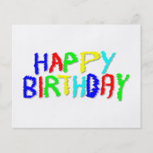 Lumineux et coloré. Joyeux anniversaire Prospectus