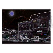 Lune bleue de Nashville Cartes De Vœux