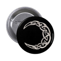 Lune celtique badges avec agrafe
