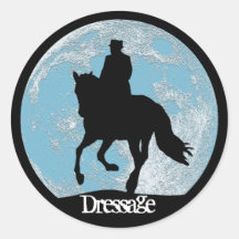 Lune de dressage autocollant rond
