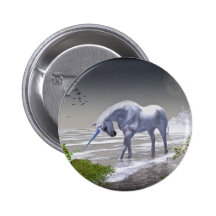 Lune de licorne pin's avec agrafe