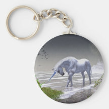 Lune de licorne porte-clés