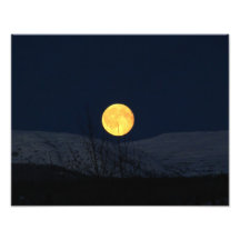 Lune de montagne photographie