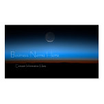 Lune des cartes de visite de l'espace cartes de visite personnelles