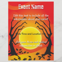 Lune faite sur commande de Halloween d'événement Tract