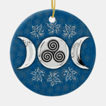 Lune triple et spirale triple #16 ornements de noël