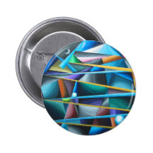 Lunes déloyales (cubisme coloré) badges
