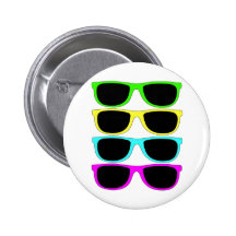 Lunettes de soleil du cru RVB Fluo Pin's