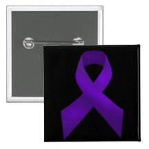 Lupus pourpre de conscience de ruban pin's