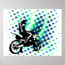 lustre Semi- d'affiche de l'ondulation 20x16