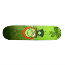 Lutin du jour du paddy de St clignant de l'oeil et Plateau De Skate
