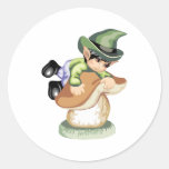 Lutin mignon de Lil Adhésif Rond